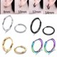 thumbnail image 3 of Pendientes de aro pequeños de acero inoxidable para Hombre y Mujer, joyería para Piercing de cartílago, 2022, 3 of 4