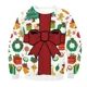 thumbnail image 3 of Suéteres navideños feos, jerséis verdes, sudadera con estampado 3D divertido para fiestas navideñas, sudadera de Jesús para fiestas, cumpleaños y Navidad, 3 of 5