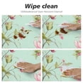 thumbnail image 4 of JEUXUS Floral Tablecloth Flower Round Table cover Washable Table Covers Spring Flowers Table Cloth Home Parties Holiday Dinner Party Dining Room Kitchen Decor, 4 of 7
