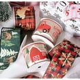 thumbnail image 5 of Christmas Wired Ribbon,with Christmas Snowy Cottage Ribbon 6.3cm x 3 Yards for Gift Wrapping, Christmas, Wedding Decorations, 5 of 5