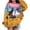 1-Pink562, variant on Kiijoy Toddler Girls Ice-Cream Baseball Print Sweatshirt Crew Neck Pullover, Sizes 3-4
