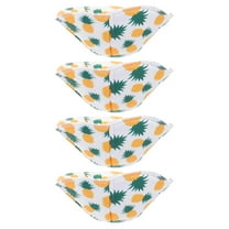 MUSEYA 4Set Insulated Bowl Holder Microwave Safe Bowl Cozy Premium Polyester Cotton Heat-resistant Household Users