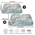 thumbnail image 3 of Daiia Animals Travel World Map Windshield Sun Shade for Car SUV Truck (Medium ), Car Sun Shade Windshield, Car Shades for Front Windows, Sunshade for Car Windshield, 3 of 7