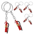 thumbnail image 1 of Mini Fire Extinguisher Keychain Compact Portable Firefighter Pendant For Car Accessories 8Pcs, 1 of 1