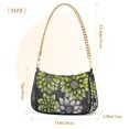thumbnail image 3 of FORMRS Womens Shoulder Bag with Chain Strap Clutch Purse Cute Tote Handbag, Gray Floral, 3 of 7