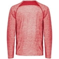 thumbnail image 3 of Holloway Sportswear M Electrify Coolcore® Long Sleeve Tee Scarlet Heather 222570, 3 of 5
