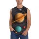 thumbnail image 1 of Balery Solar System Paper Art Camisetas sin mangas para hombre, absorbe la humedad y protege contra el mal olor.-Medium, 1 of 7