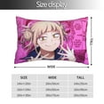 thumbnail image 4 of My Hero Academia Himiko Toga Pillowcase Cushion Pillow Covers With Hidden Zipper Pillow Case Decor For Bed Dorm Sofa Couch Car 14"x20", 4 of 8