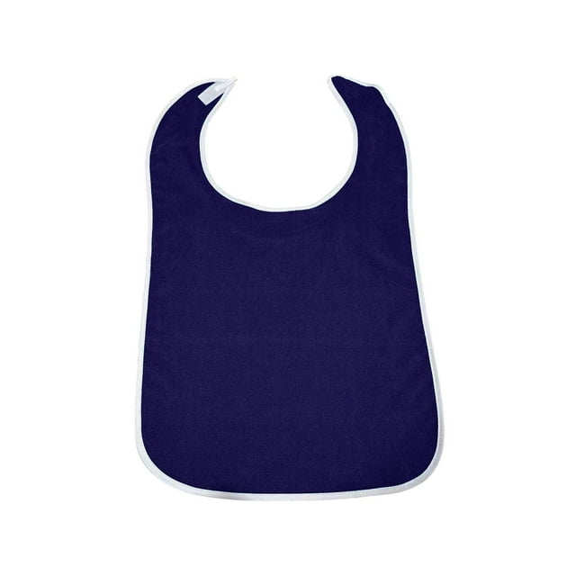 RuiJiao Bavoir d'Alimentation Imperméable Ajustable pour Adultes Âgés, Bavoir en Polyester Résistant aux Taches avec Options Multicolores, Idéal pour l'Assistance Alimentaire et les Soins de Réhabilitation