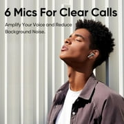 Realme Buds Air6 Pro True Wireless Bluetooth Earbuds, 50dB ANC, Hi-Res Sound, 40H Battery, Titanium Twilight