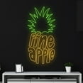 thumbnail image 3 of Handmadetneonsign Custom Pineapple Neon Sign, Pineapple LED Sign, Fruit Neon Light, Nursery Room, 3 of 5