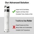 thumbnail image 4 of 2-in-1 Depuffing Wand for Eye & Face – Instant Cold & Heat Therapy, Reduce Puffiness, Fade Dark Circles, Gentle on All Skin (White), 4 of 5