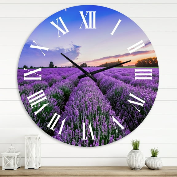 Designart 1 in Farmhouse Wall Clock