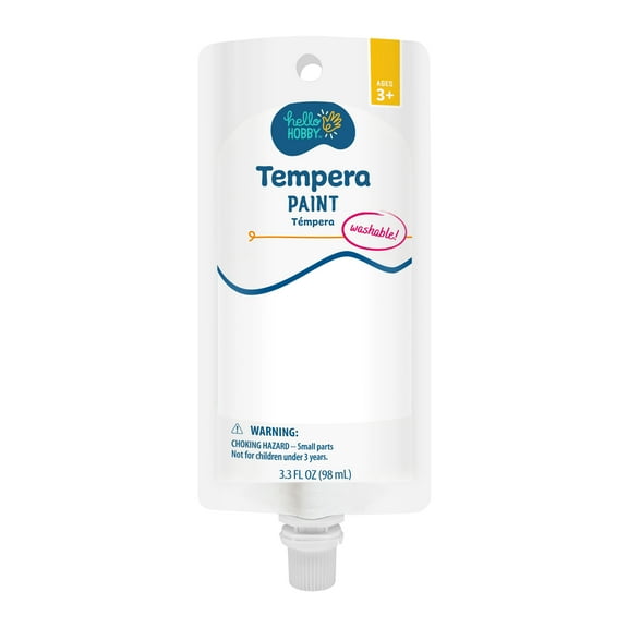 Hello Hobby Tempera Paint, White