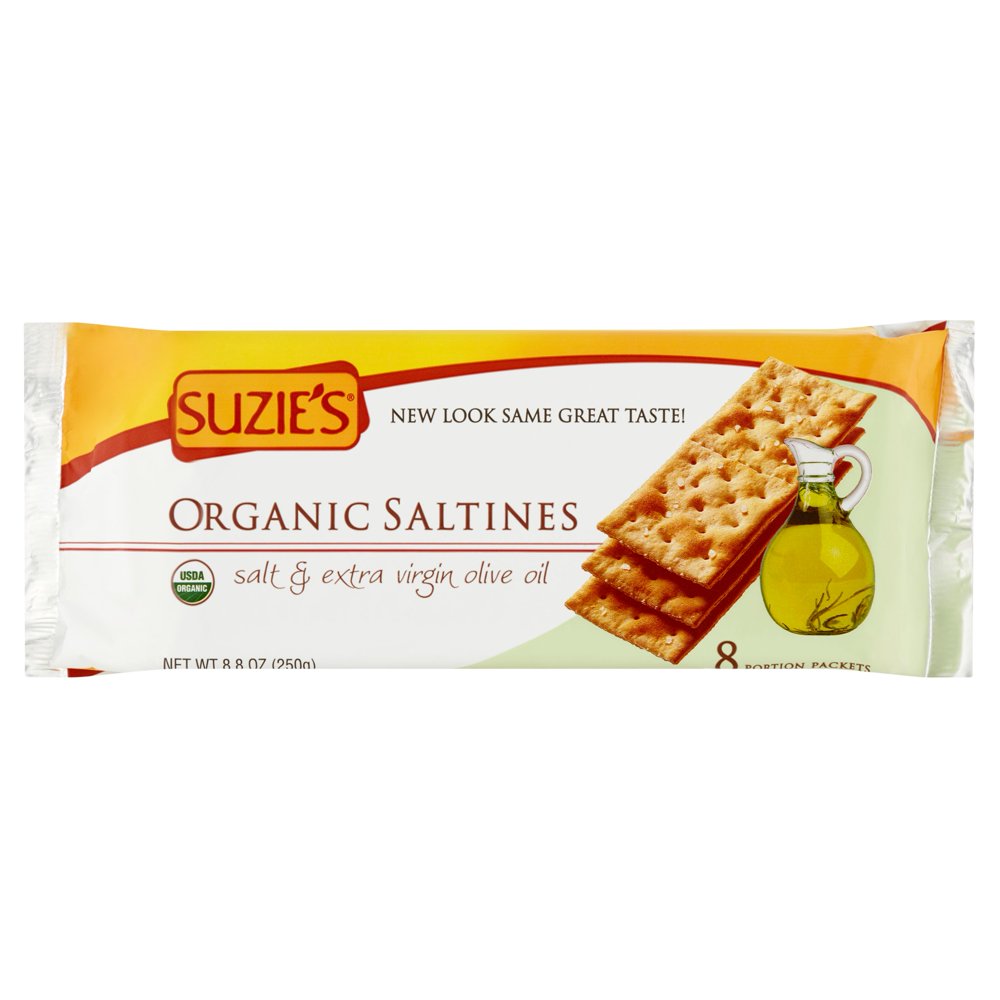 Suzies Cracker Saltd Oovo Org,8.8 Oz (Pack Of 12)