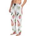 thumbnail image 4 of Men's Pajama Pants with Pockets Sleepwear Lounge Pants Stretch Casual Bee and Strawberry, 4 of 6