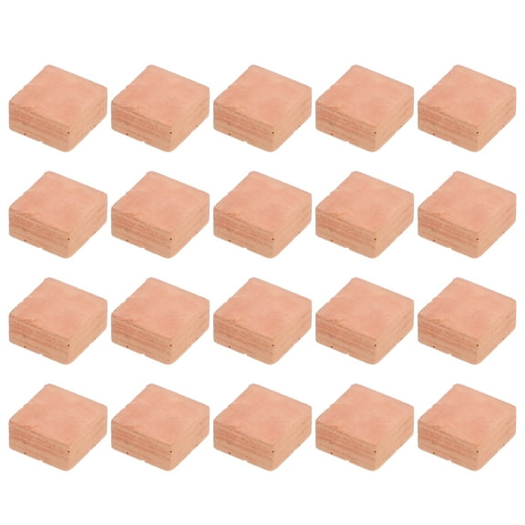 FACEGA 20 Red Mini Bricks for Landscaping Garden Accessories