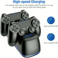 thumbnail image 4 of Soporte de carga para mando de PS4/Slim/PRO con indicador luminoso de carga, accesorio de base de carga para dos mandos, 4 of 7