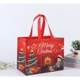 thumbnail image 3 of Bolsas de Navidad con asas,Bolsas de regalo de Navidad,Bolsa de regalo de Navidad no tejida multifuncional M-417, 3 of 4