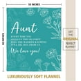 thumbnail image 7 of Aunt Gifts Blanket, Gifts for Aunt from Niece Nephew, Aunt Birthday Gifts, Auntie Gift Ideas for Mothers Day Christmas, Super Soft Flannel Throw Blanket for Aunt, 7 of 7