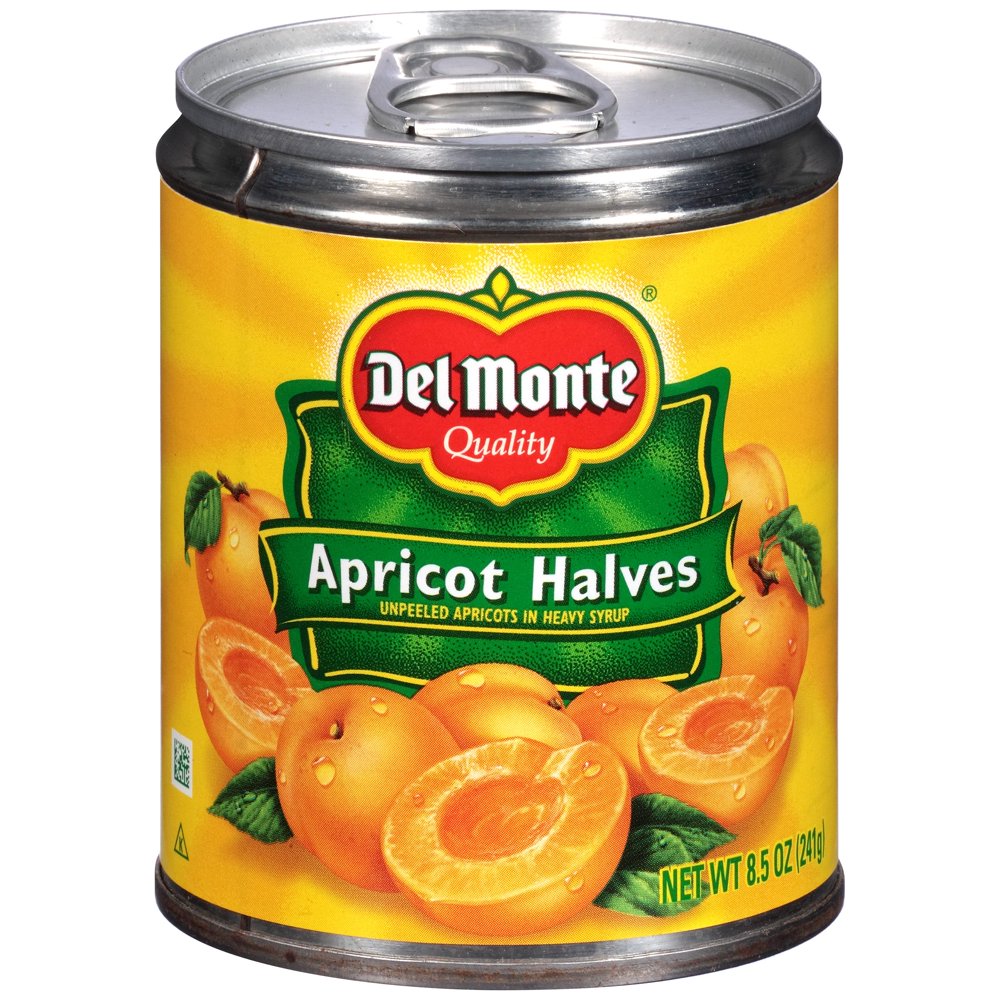 Del Monte® Unpeeled Apricot Halves in Heavy Syrup 8.5 oz. Can Walmart