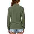 thumbnail image 7 of Kids Polo Shirts Boys Girls School Uniform Long Sleeve Shirt Cotton Collared Tops Soft Casual School Wear Basic Golf Shirt,12-13Y,Dark Green, 7 of 7
