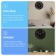 thumbnail image 4 of Reloj de pared redondo con decoración rústica para el hogar, relojes de cocina modernos, minimalistas, para habitación de niños, 4 of 6