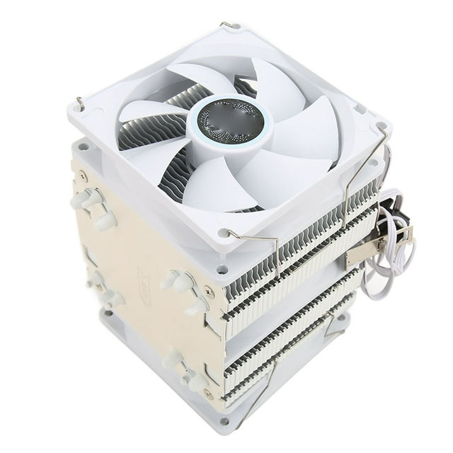 Refroidisseur d'Air CPU, Ventilateur de Refroidissement CPU à Double Tour 12 VDC 2000RPM pour Prise FM1 AM2 AM3