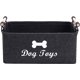 thumbnail image 1 of (Negro) Caja de almacenamiento de juguetes de fieltro para mascotas: perfecta para guardar juguetes, golosinas, ropa y otros suministros para perros, 1 of 5