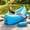 Blue, variant on Portable Air Lounger, Inflatable Couch for Beach and Park, Lightweight Foldable Camping Chair