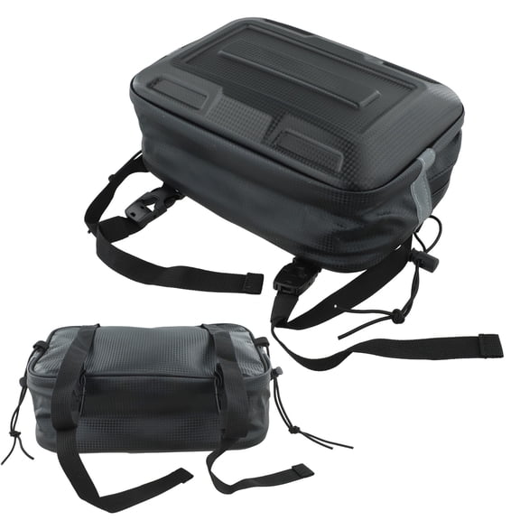 Wodtesl Electric Bicycle PVC Storage Bag Mounts on Front Side or Rear 6L Capacity