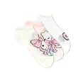 thumbnail image 2 of Hello Kitty Women's No-Show Socks, 3-Pack, Size 4-10, 2 of 8