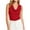 *Red, variant on VBVC Women's Cowl Neck Ruched Tank Top , Ladies' Stretch Fitted Going Out Cami , Summer Sleeveless Business Work Blouse For Women,Red,S-2XL