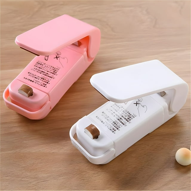 Clearance & Promo,Mini Bag Sealer, Chips Bag Sealer with Magnet, Portable Heat Sealing Machine for Resealing Plastic Bags, Keep Snacks Fresh, Easy-to-Use Bag Sealer for Kitchen and Travel $BS$3