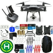 DJI Phantom 4 Pro Black Obsidian Edition Drone Kit! W/ Pro II Backpack + More