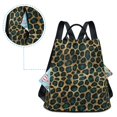 thumbnail image 5 of FORMRS Women's Travel Backpack Purse Anti-Theft Hidden Pockets Casual Shoulder Bag, Green Leopard Pattern, 5 of 7