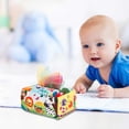 thumbnail image 5 of Baby Tissue Box Montessori Toy, Non-tearable Crinkle Tissue Sensory Toy, Fine Motor Finger Exercise Early Educational Toy for Toddlers, 5 of 6