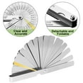 thumbnail image 6 of Feeler Gauges,Thickness Gauge,Manganese Steel Feeler Gauge, Metric/Imperial for Measuring Gap Width and Thickness (0.04-0.88 mm, 32 Blades), 6 of 9