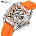 thumbnail image 3 of MEGIR Sport Mechanical Movement Wristwatch for Men Luxury Silicone Strap Automatic Watch Waterproof Luminous Big Dial Clock, 3 of 6