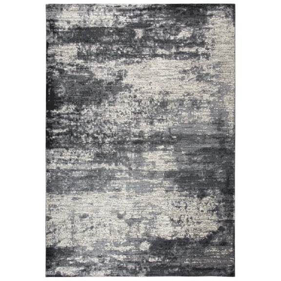 Alora Decor Swagger 7'10" x 10'10" Taupe/Tan/Gray/Dk Gray Power-Loomed Rug