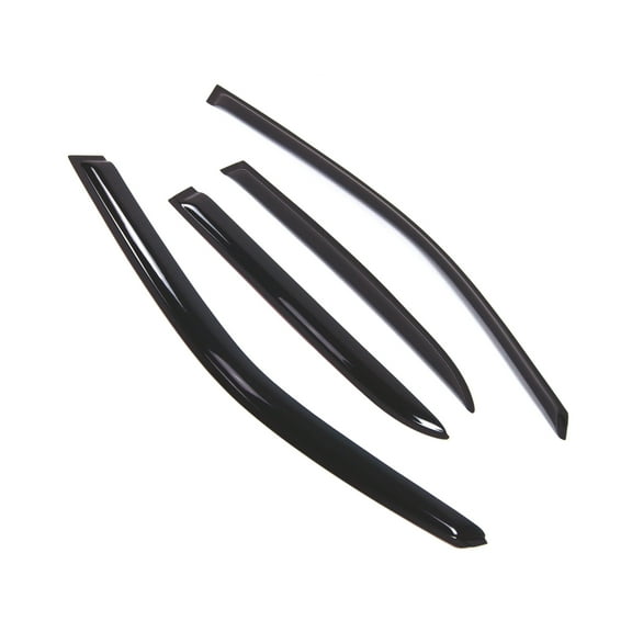 TuningPros Outside Mount Window Visor Deflector Smoke Tinted 4 Pcs Set For 2011-2016 Chrysler 300 300C