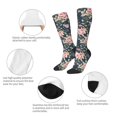 thumbnail image 3 of Logiee Vintage Floral Print Gift Stocking Stuffers,Adult Stockings,Novelty Socks,Funny Socks Birthday Running Walking Sleeping, 3 of 6