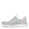 thumbnail image 4 of Zapatilla Skechers Summits para mujer, gris y multicolor, para gimnasio, talla 9.5 de ancho, 4 of 7