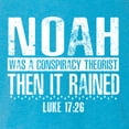 thumbnail image 5 of Wild Bobby Noah Was A Conspiracy Theorist Inspirational/Christian Women Tri-Blend Racerback Tank Top, Vintage Turquoise, X-Large, 5 of 5