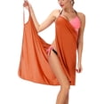 thumbnail image 3 of SHCKE Women Summer Spaghetti Strap Backless Long Dress Bikini Cover Up Beach skirt, 3 of 5