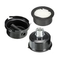 thumbnail image 4 of Unique Bargains G1/2 Air Compressor Silencers Filter, Intake Muffler, Black, White, 4 of 5