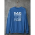 thumbnail image 3 of Black Whyte Techno Style Sweatshirt Men - Men Sweatshirt, 5XL, 3 of 4