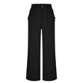 thumbnail image 6 of KPOPLK High Waisted Work Pants for Women Business Casual Outfits Office Dress Pants Trousers with Pockets(Black,XL), 6 of 9