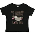 thumbnail image 3 of Inktastic Grandma and Grandpa Love Me Sloth Girls Toddler T-Shirt, 3 of 5
