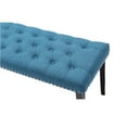thumbnail image 2 of Cabara Capitonné Banc Tissu (Bleu), 2 of 3